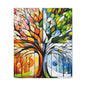 Seasons Tree Matte Canvas Wall Art — Stretched 1.25"