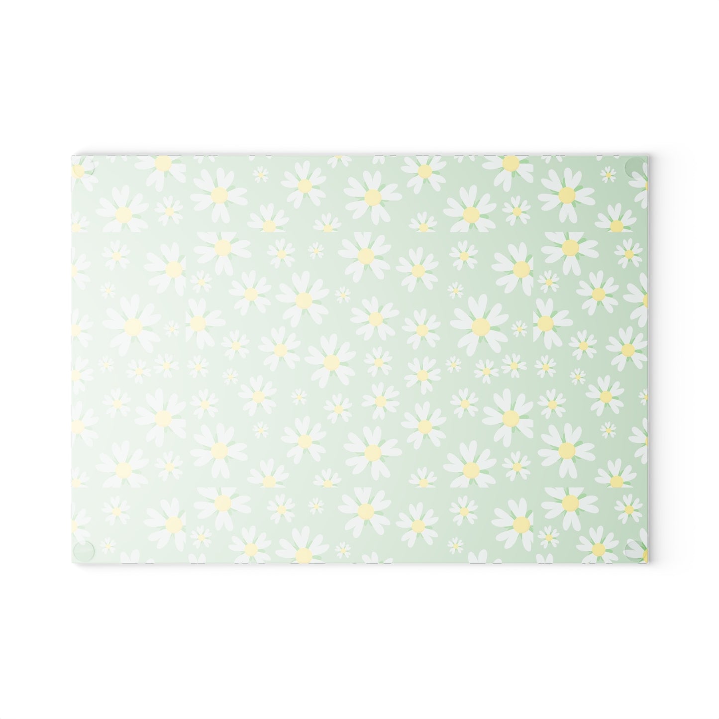 Charming Daisy Glass Cutting Board, Floral Kitchen Decor, Gift for Chefs, Home Essentials, Mother's Day Present, Spring Kitchenware