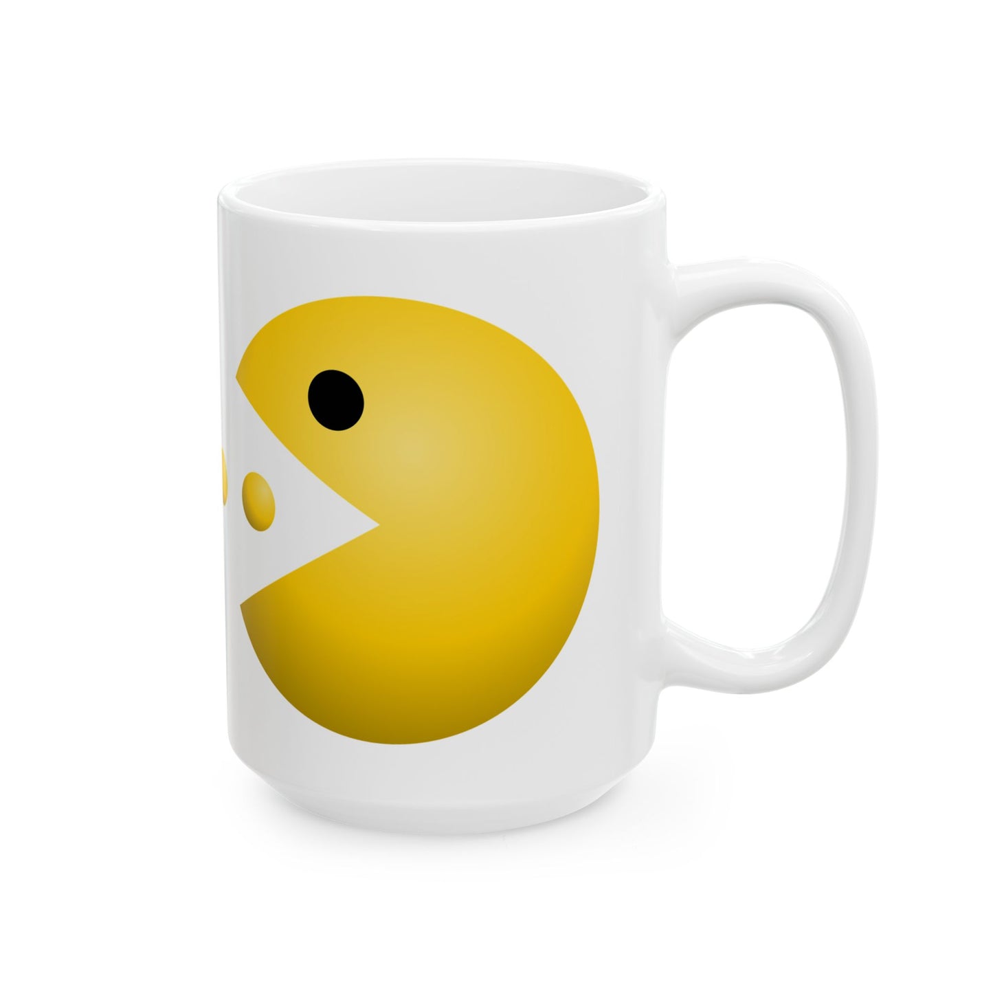 Cheerful Yellow Ceramic Mug, Fun Coffee Cup, Bright Tea Mug, Gift for Friends, Playful Home Decor, Ideal for Birthdays