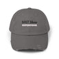 Unisex Distressed Cap, Fun Gift for Supervisors, Casual Hat, Distressed Dad Hat, Funny Cap for Events, Party Accessory, Everyday Wear