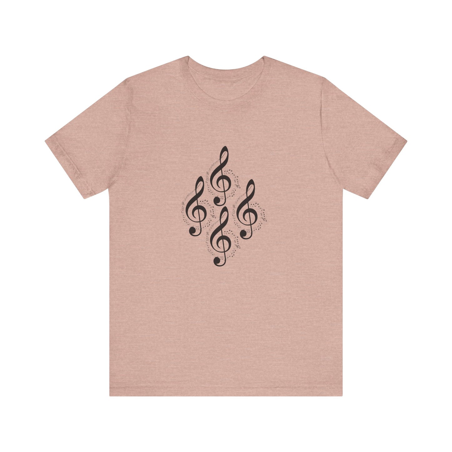 Musical Notes Tee - Perfect for Music Lovers, Casual Wear, Concerts, Festivals, Unique Gift Idea