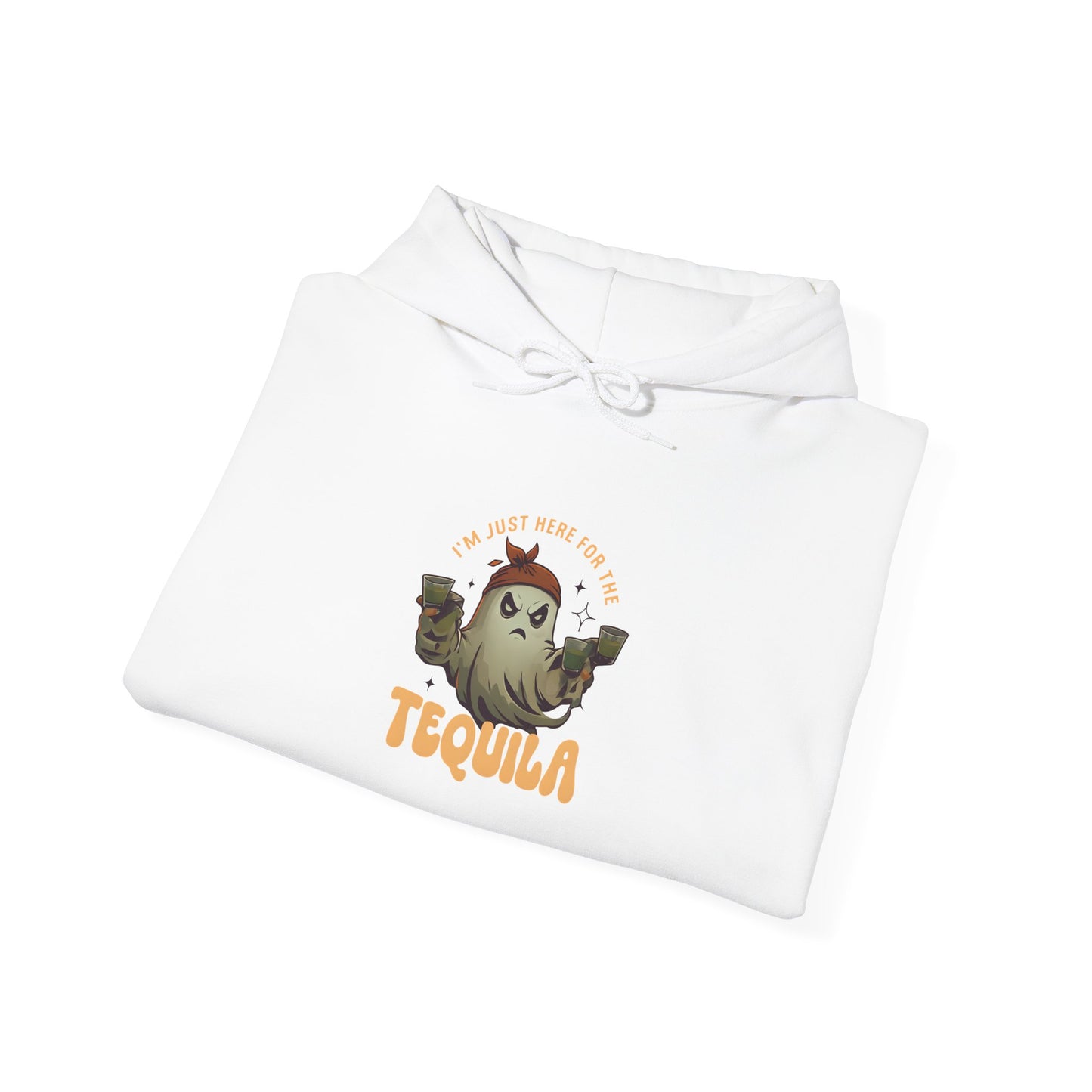 Unisex Heavy Blend™ Hooded Sweatshirt Only here for the Tequila