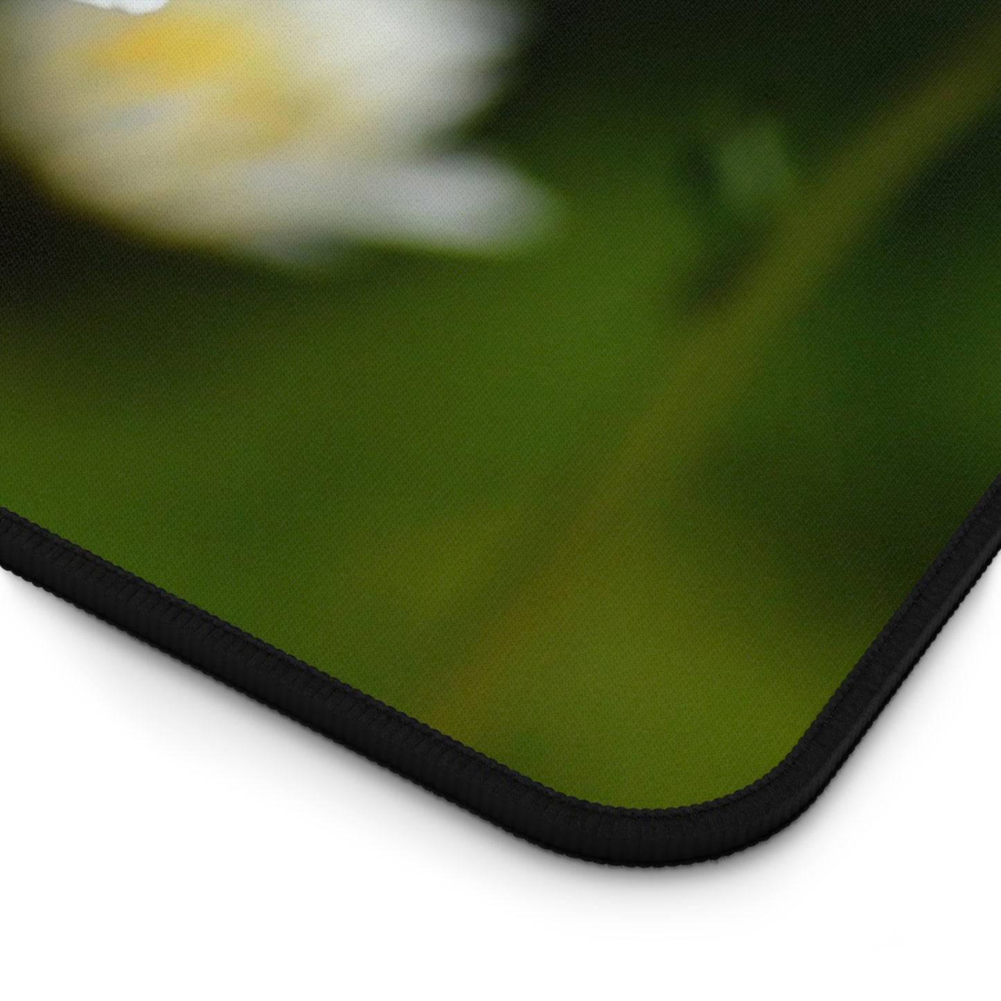 Daisy Field Desk Mat — Floral Mouse Pad Surface for Home Office
