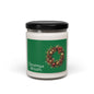 Christmas Wreath Soy Candle — 9oz Scented Holiday Candle