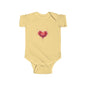 Infant Bodysuit — Watercolor Heart Baby Onesie (Valentine’s Day Newborn Gift)