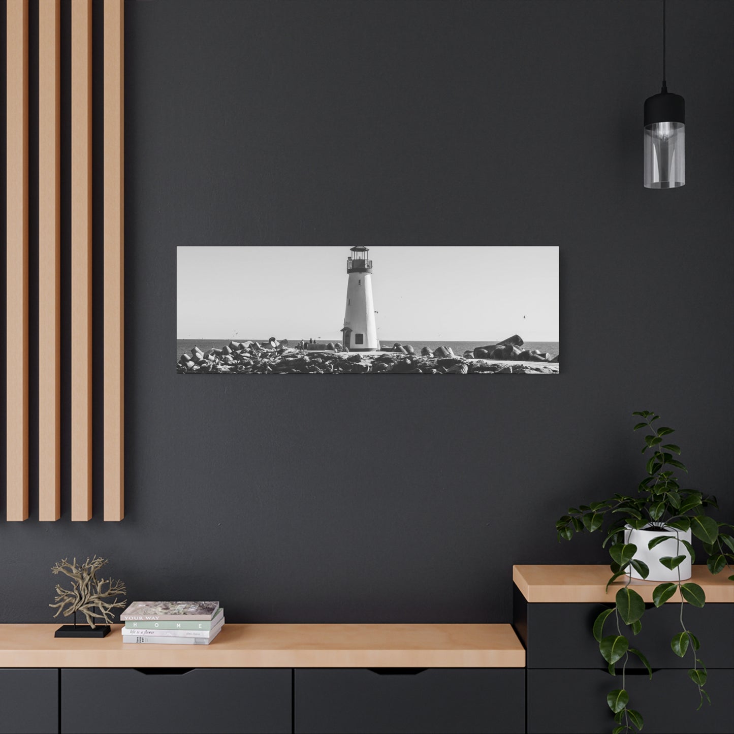 Matte Canvas, Stretched, 1.25" - Lighthouse