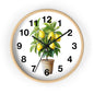 Lemon Tree Wall Clock, Brighten Your Home Decor, Gift for Garden Lovers, Kitchen Wall Clock, Unique Home Accent