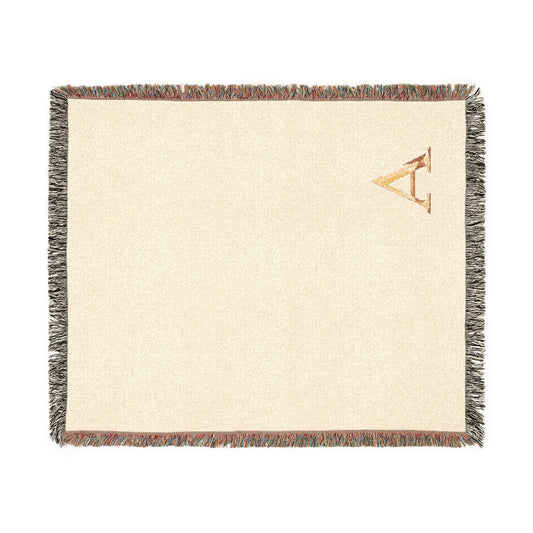 Cozy Woven Blanket - Personalized Gift Letter A