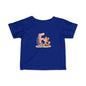 Whimsical Fox Infant Tee, Cute Kids Shirt, Personalized Baby Clothing, Baby Shower Gift, Eco-Friendly Toddler Tee