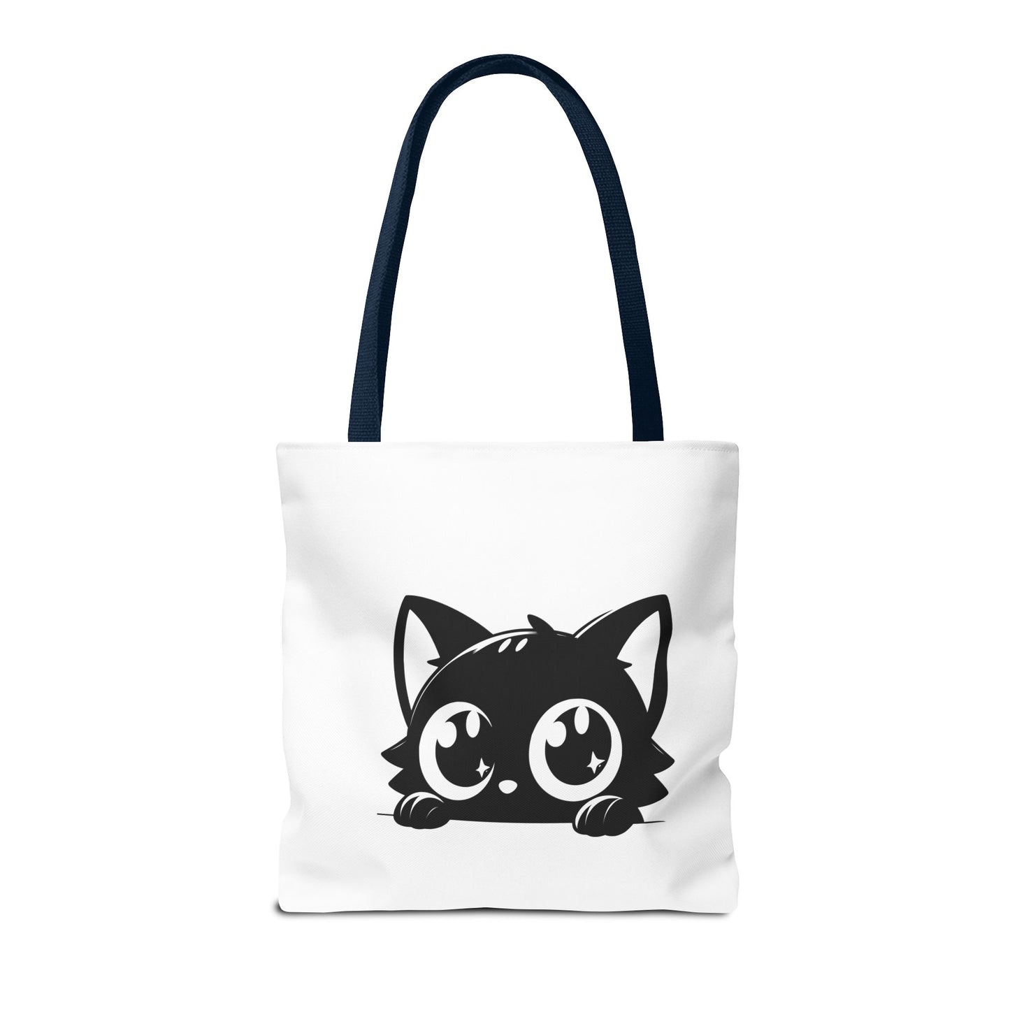 Adorable Cat Face Tote Bag | Cute Kitten Shopping Bag
