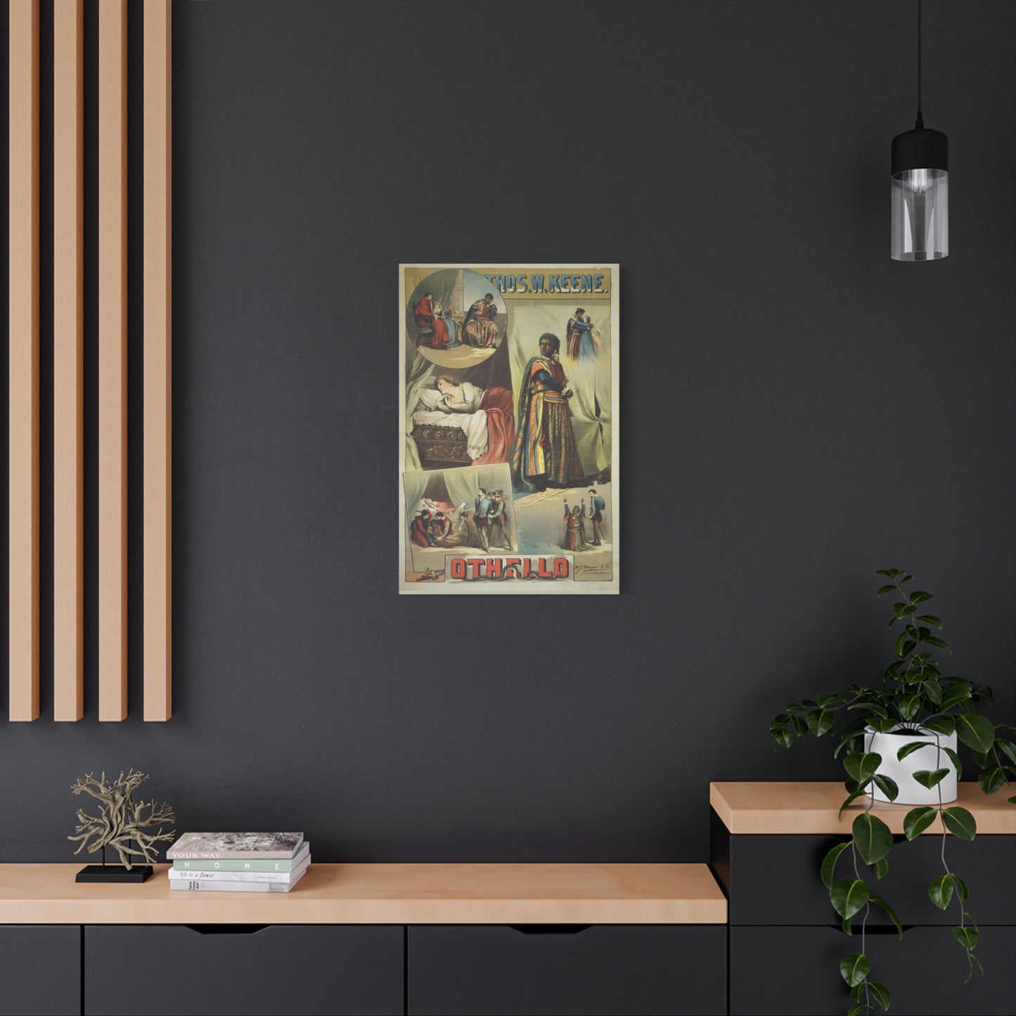 Othello Vintage Playbill Matte Canvas Wall Art
