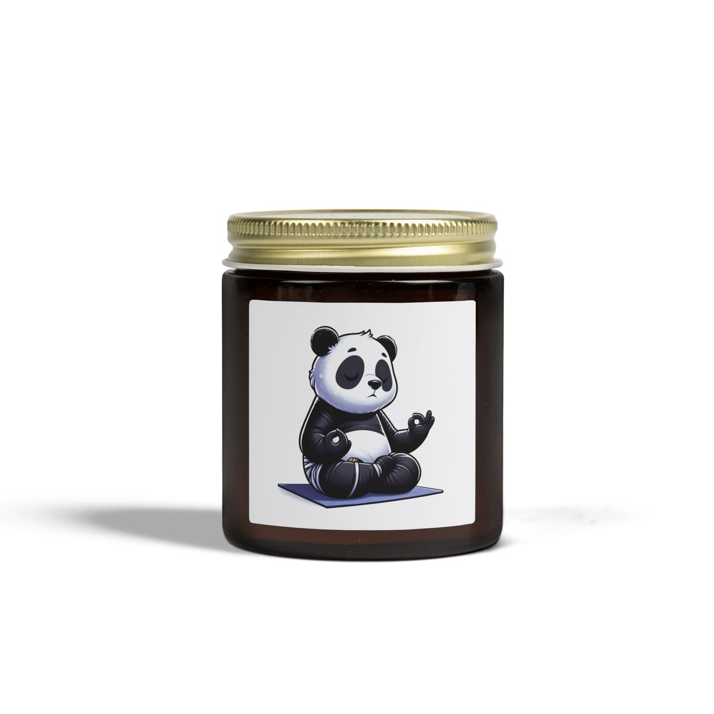 Scented Candle — Relaxing Panda Meditation Jar (4oz & 9oz)
