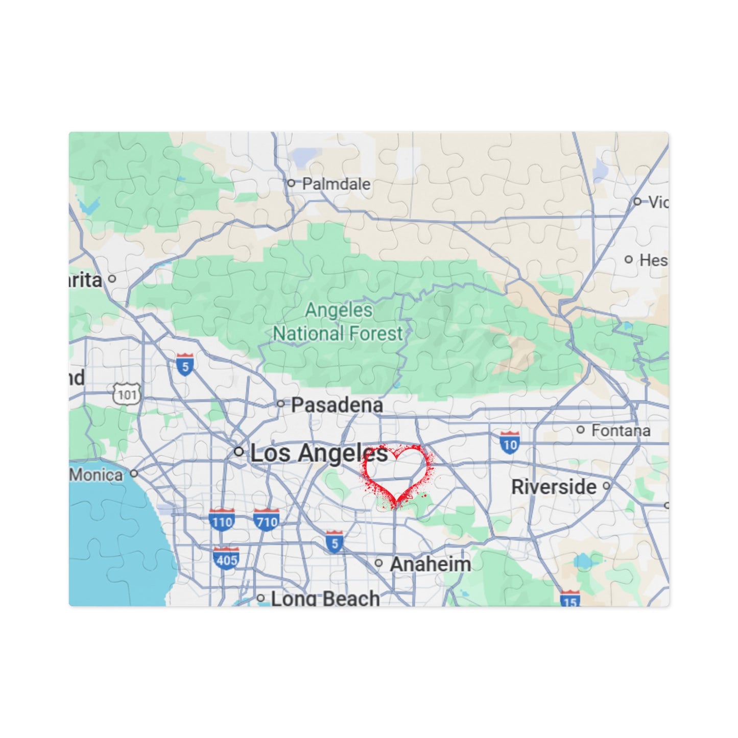 Los Angeles Love Jigsaw Puzzle with Tin | Fun Family Game, Unique Gift, Travel Keepsake, Home Decor, Puzzle Lovers