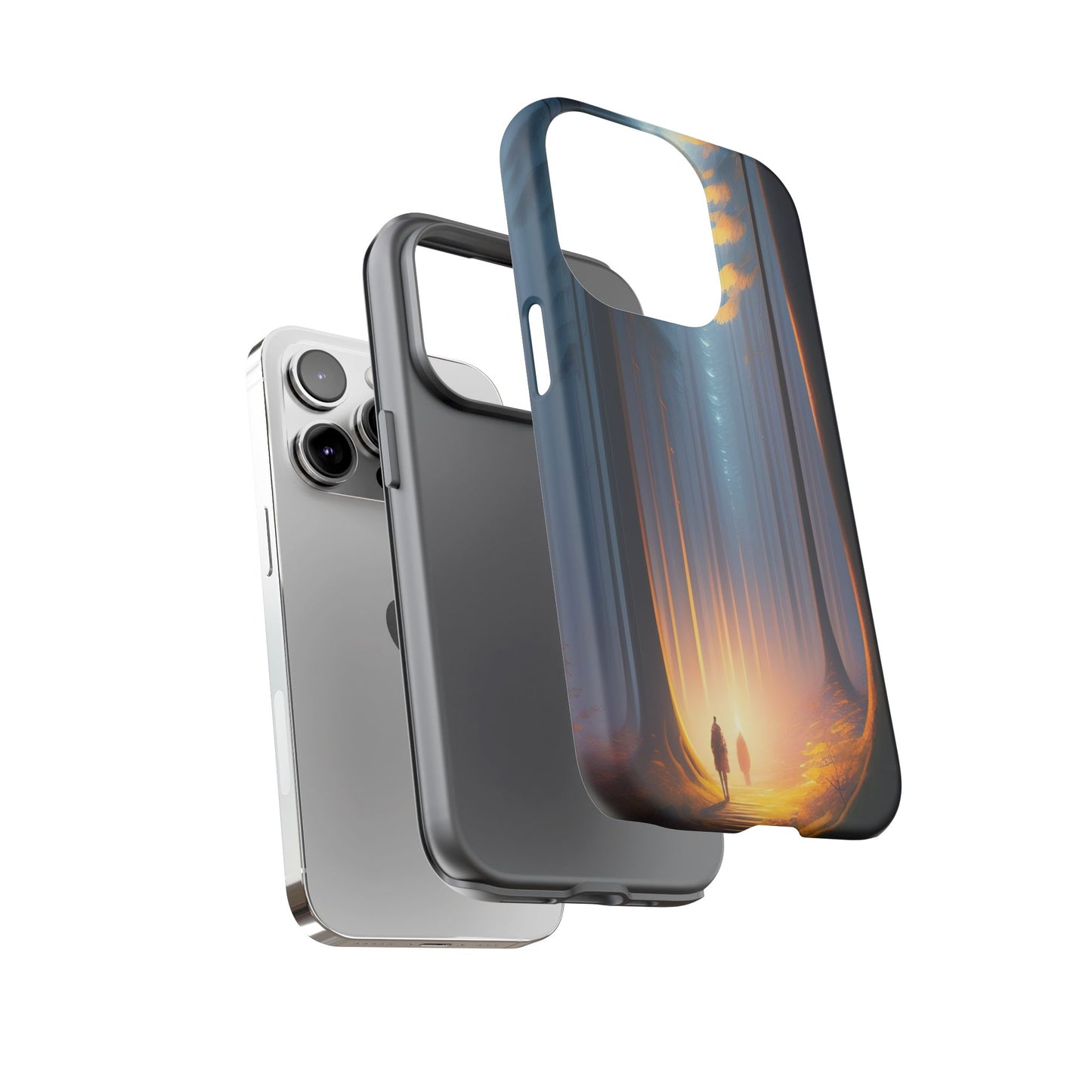 Phone Case — Mystical Forest Nightscape Protective Tough Case