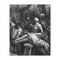 Crucifixion Art Matte Canvas Print – Stretched Religious Wall Decor