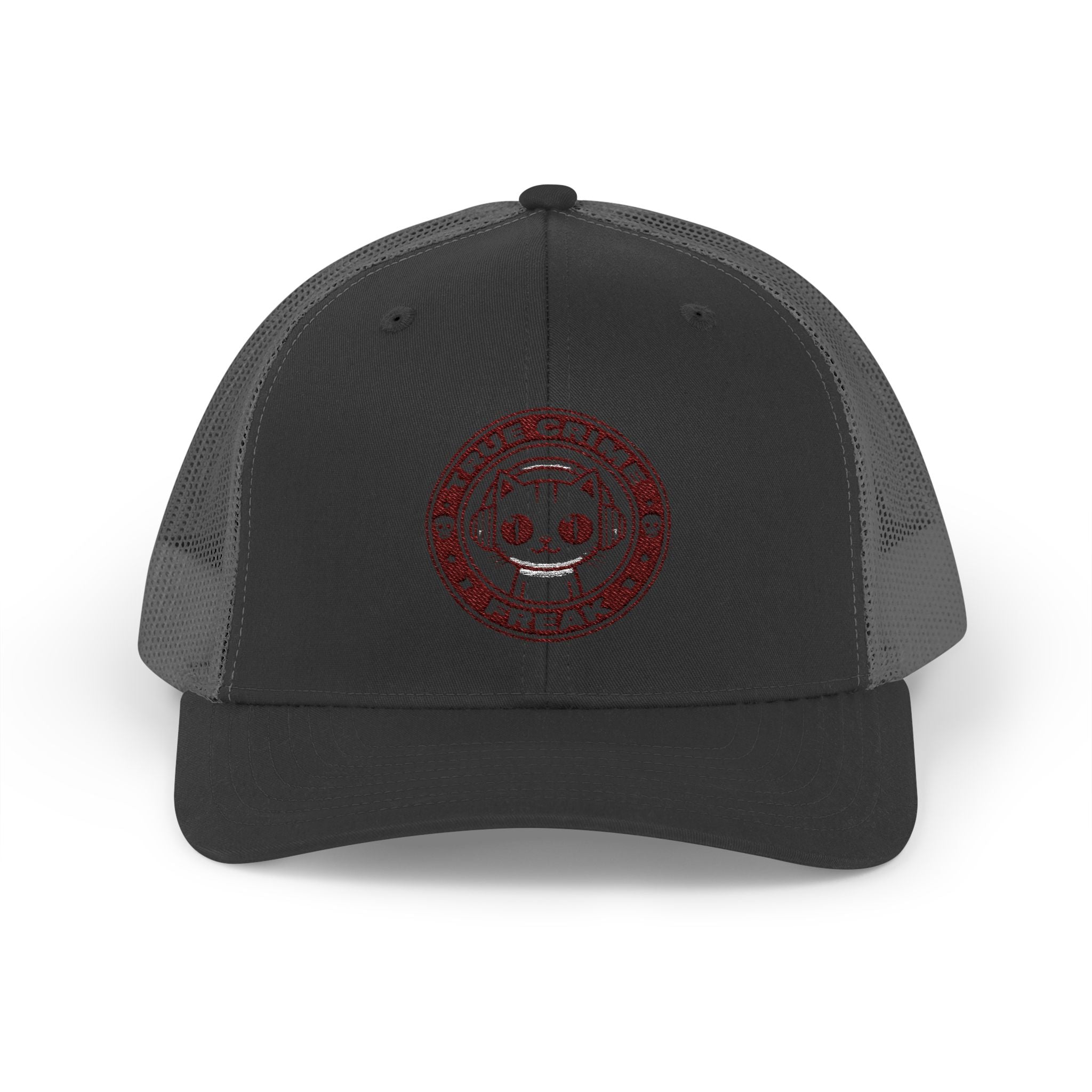 Trucker Cap — Cute Cat Circle Patch Snapback