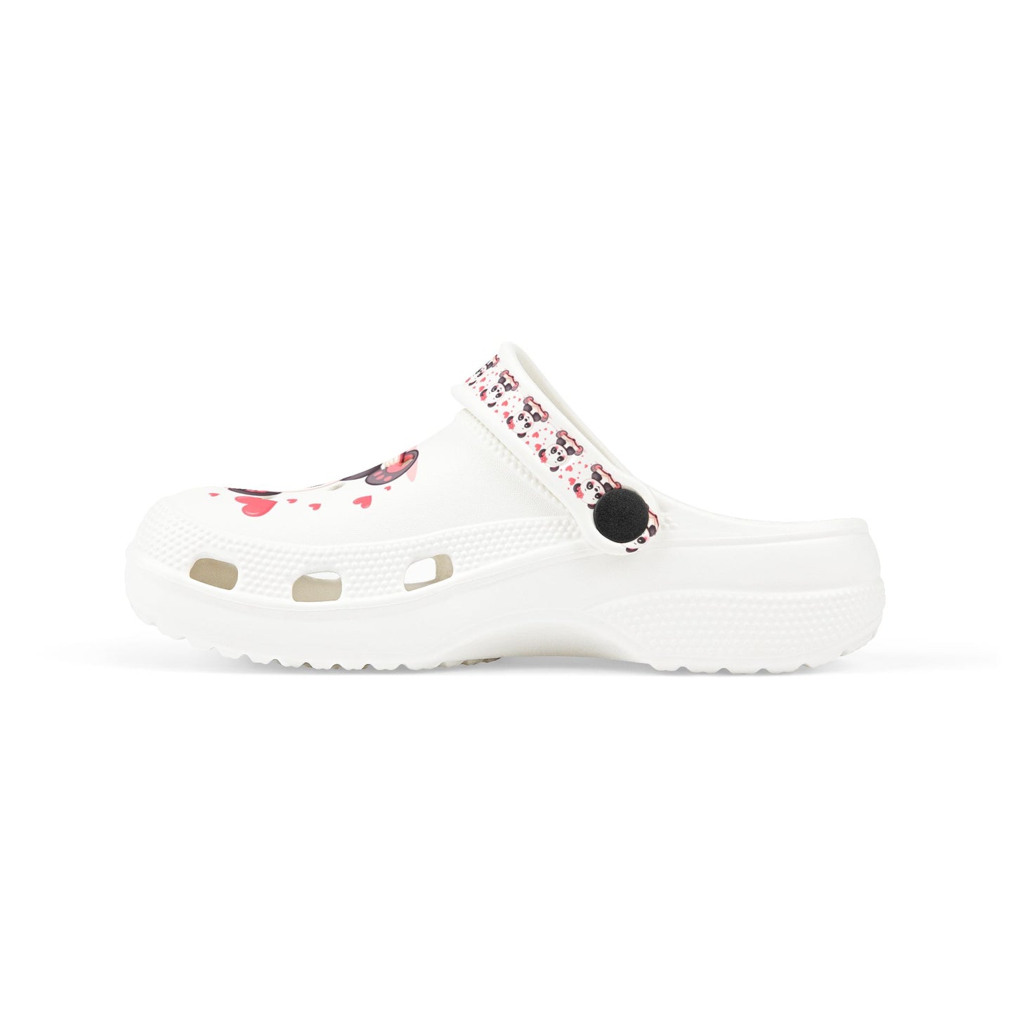 Kids Panda Heart Clogs