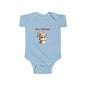 Infant Bodysuit — Cute Reindeer "Merry Christmas!" Baby Onesie