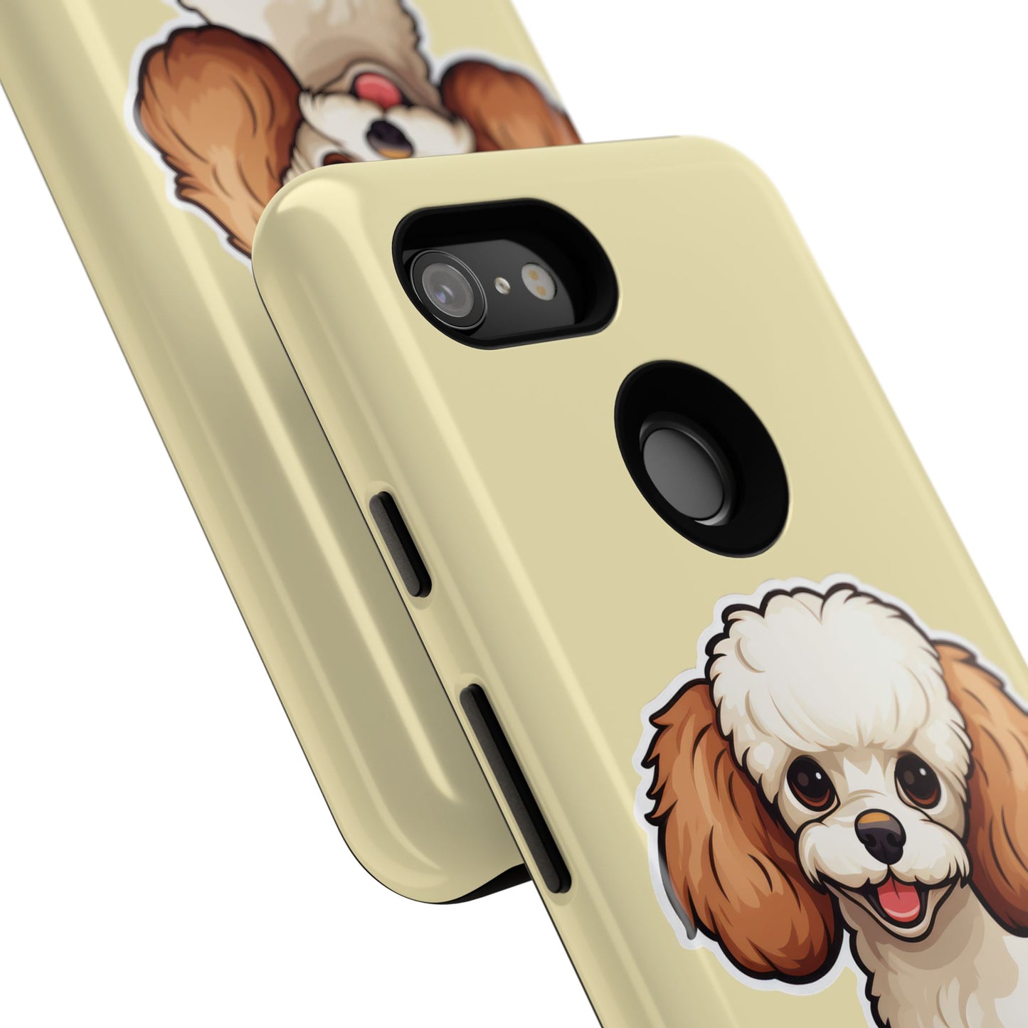 Cute Dog Phone Case, Pet Lover Gift, Custom Phone Cover, Cartoon Dog Case, Durable Phone Accessory