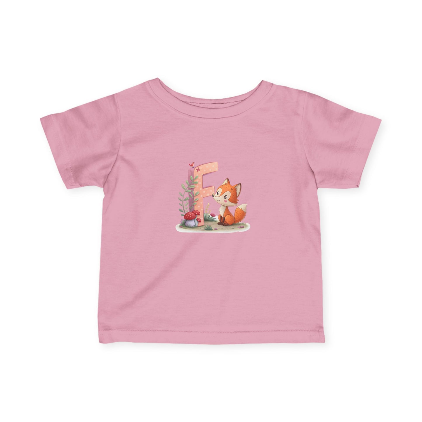 Whimsical Fox Infant Tee, Cute Kids Shirt, Personalized Baby Clothing, Baby Shower Gift, Eco-Friendly Toddler Tee
