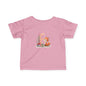 Whimsical Fox Infant Tee, Cute Kids Shirt, Personalized Baby Clothing, Baby Shower Gift, Eco-Friendly Toddler Tee