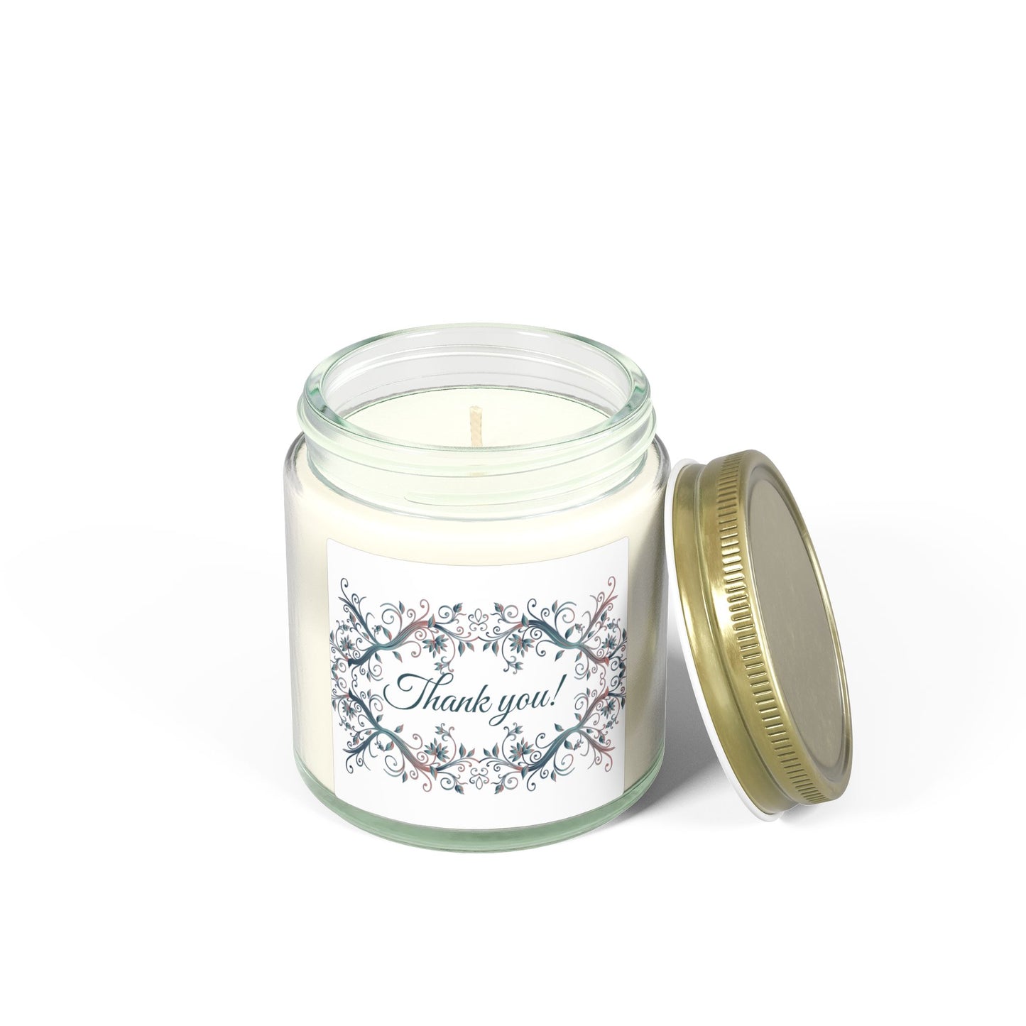 Thank You Scented Candle — Coconut Apricot Wax (4oz & 9oz)