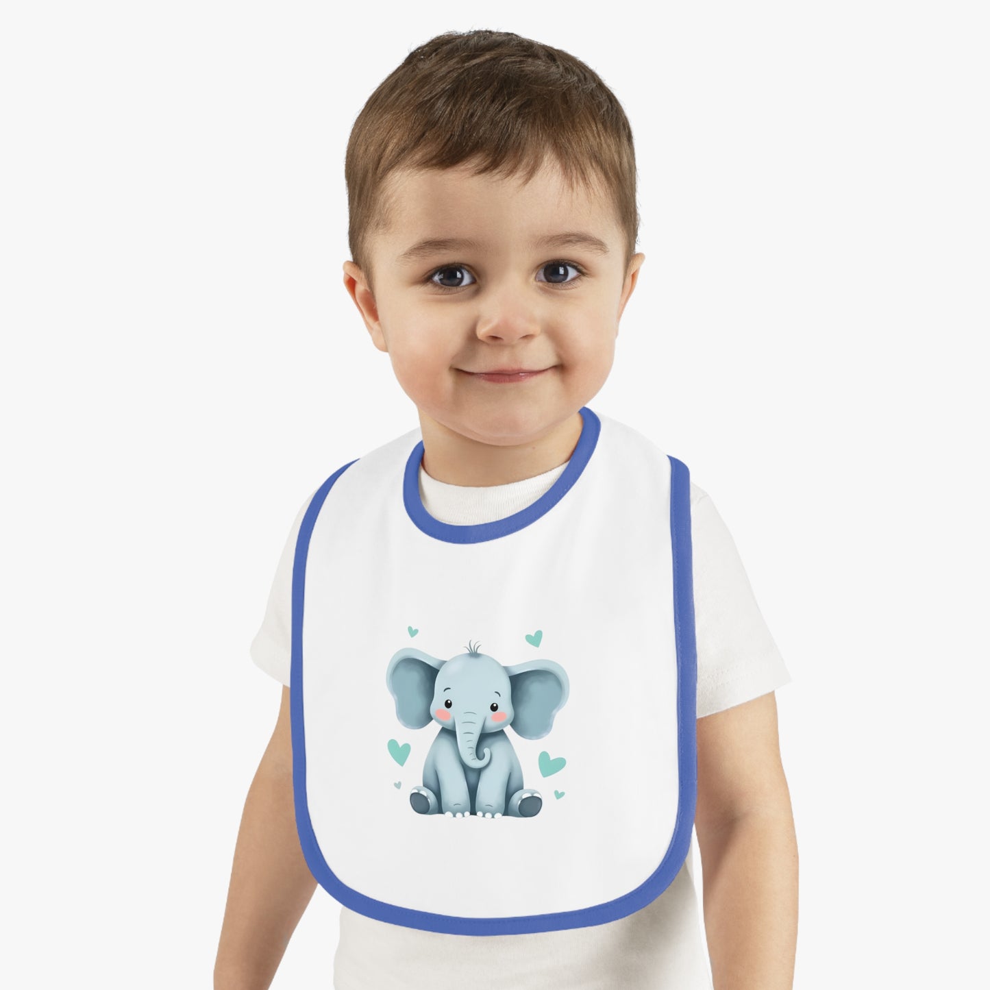 Cute Elephant Baby Bib - Adorable Infant Feeding Accessory