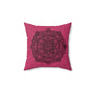 Bohemian Mandala Pillow, Decorative Throw Cushion for Relaxation, Home Decor, Gift for Her, Meditation Accessory