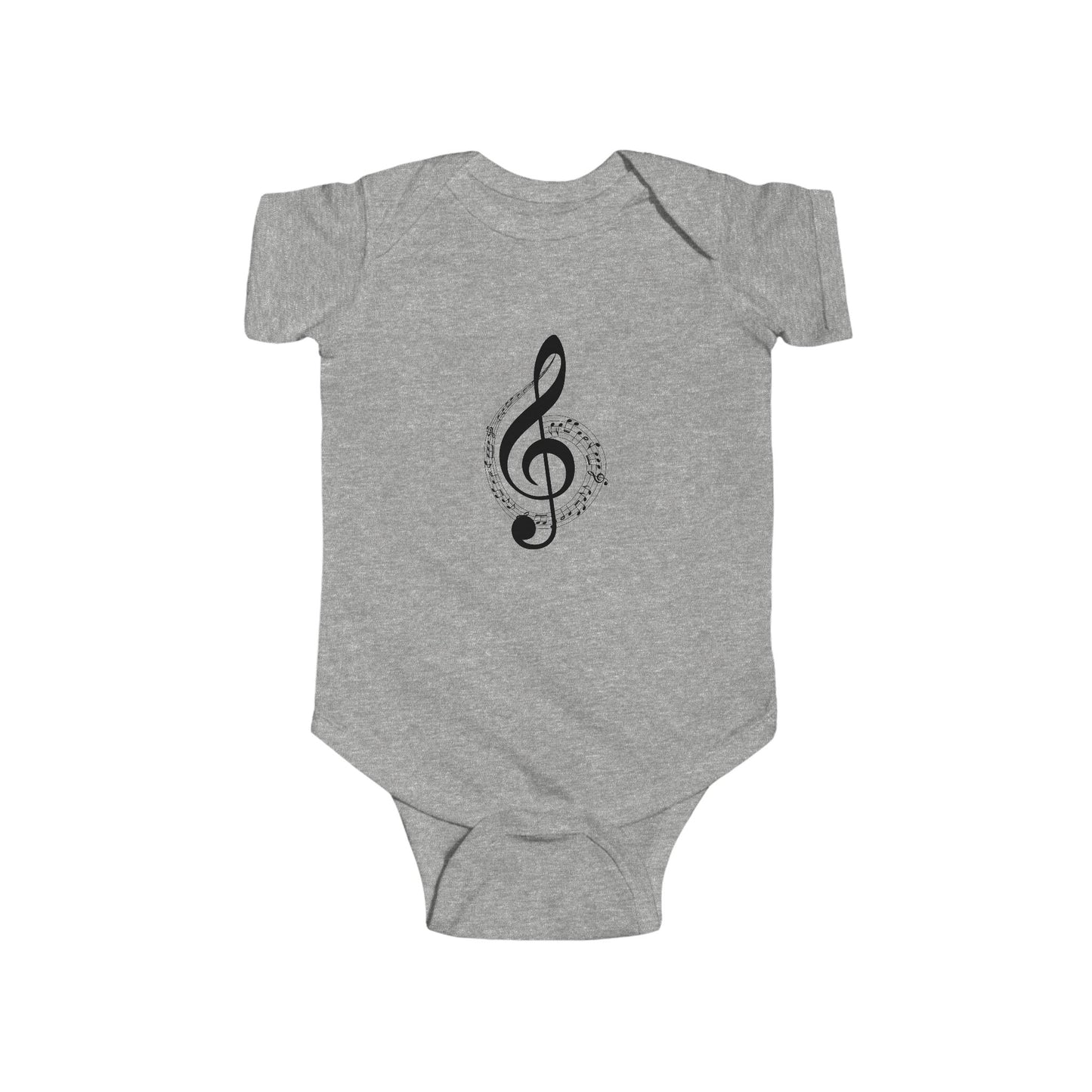 Musical Note Infant Bodysuit Onesie