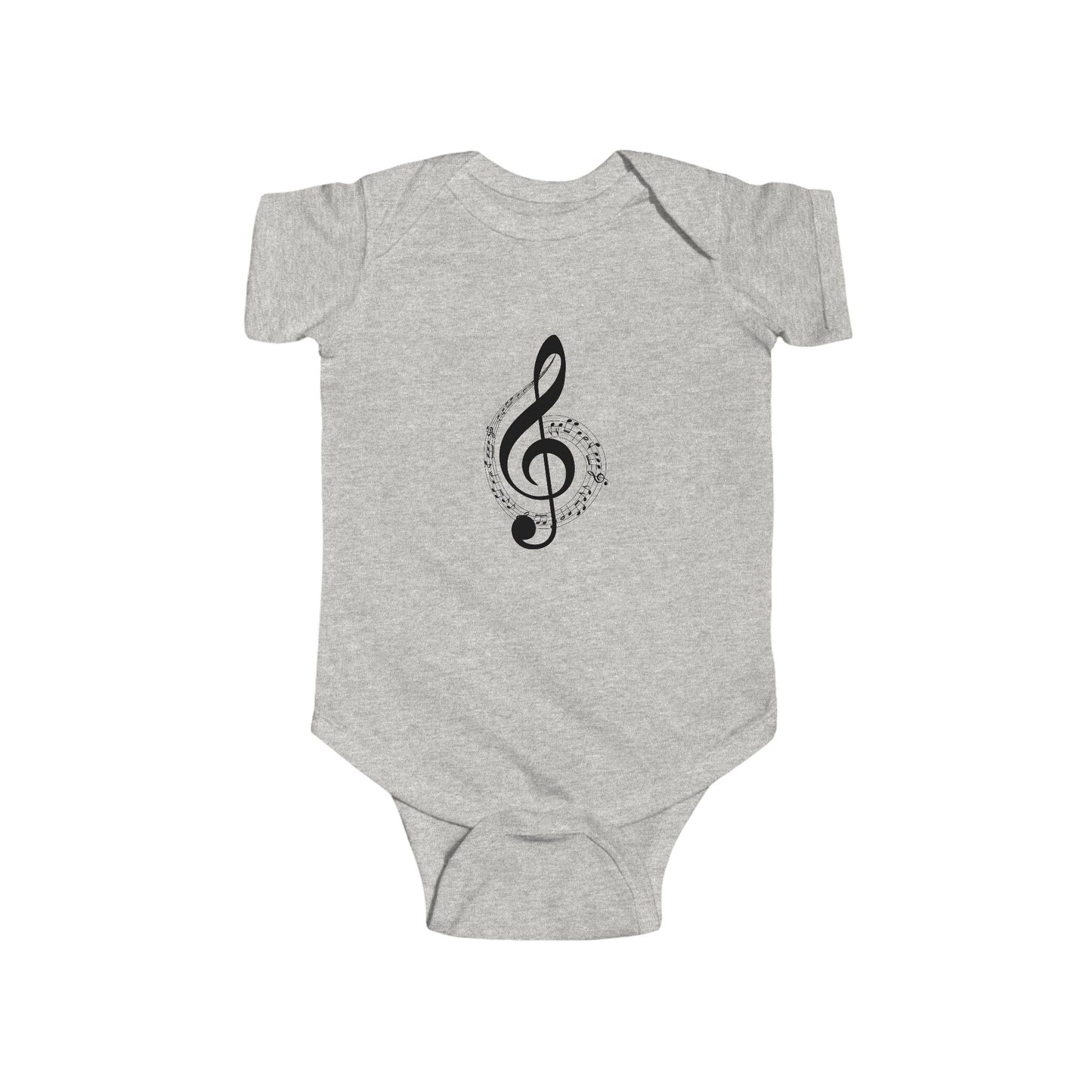 Musical Note Infant Bodysuit Onesie