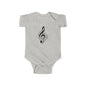 Musical Note Infant Bodysuit Onesie
