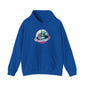 Cute Alien and Kid Hoodie, Unisex Heavy Blend Sweatshirt, UFO Lover Gift, Halloween Costume, Space-Themed Outfit, Birthday Present