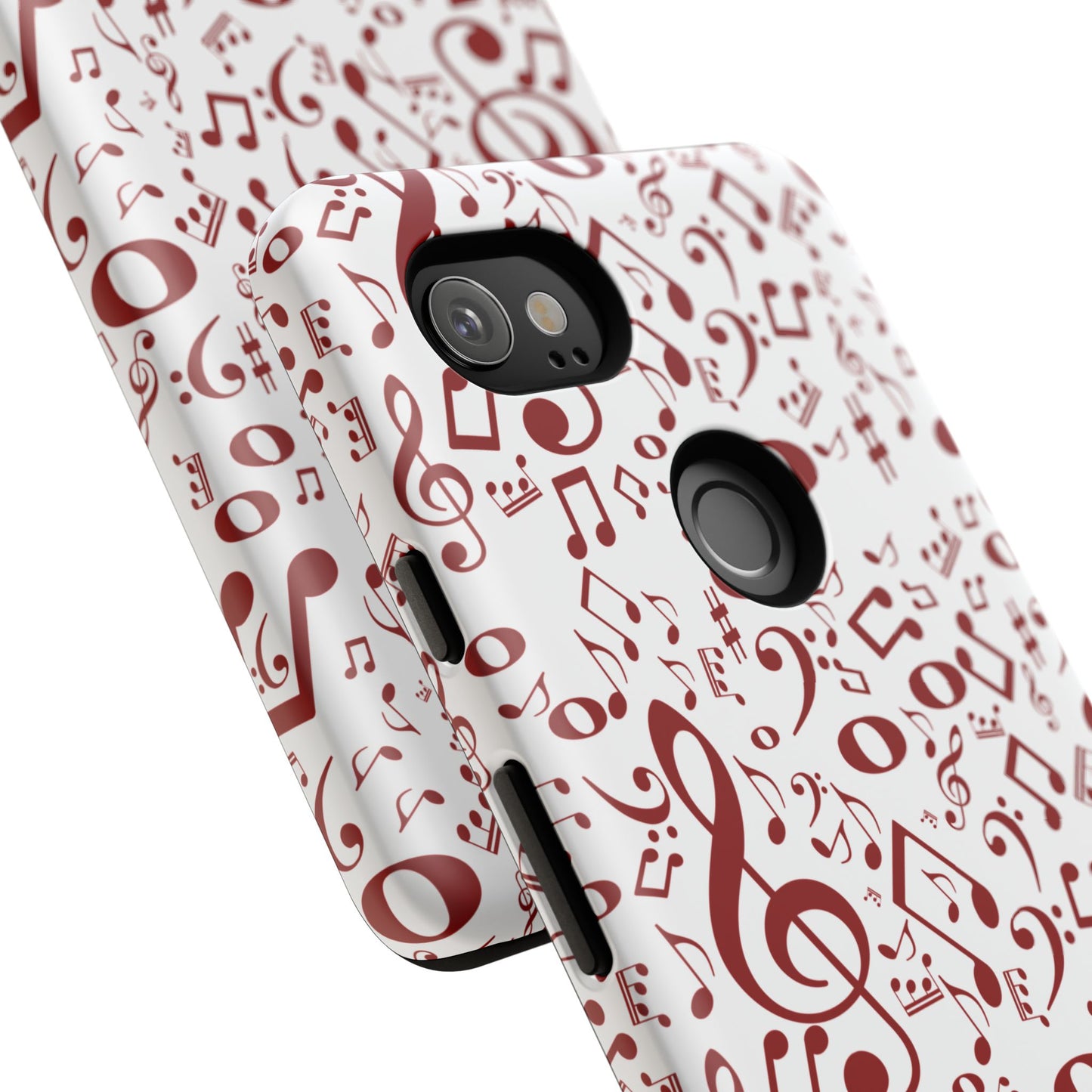 Musical Note Phone Case, Tough iPhone Cover, Gift for Musicians, Customizable, Music Lover's Accessory, Durable Phone Protection