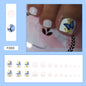 Pure desire French diamond flash ins wind sweet and cool hot girl press-on nails and Press-on toenails special fake nail manicure piece Press-on toenails nail｜365nails