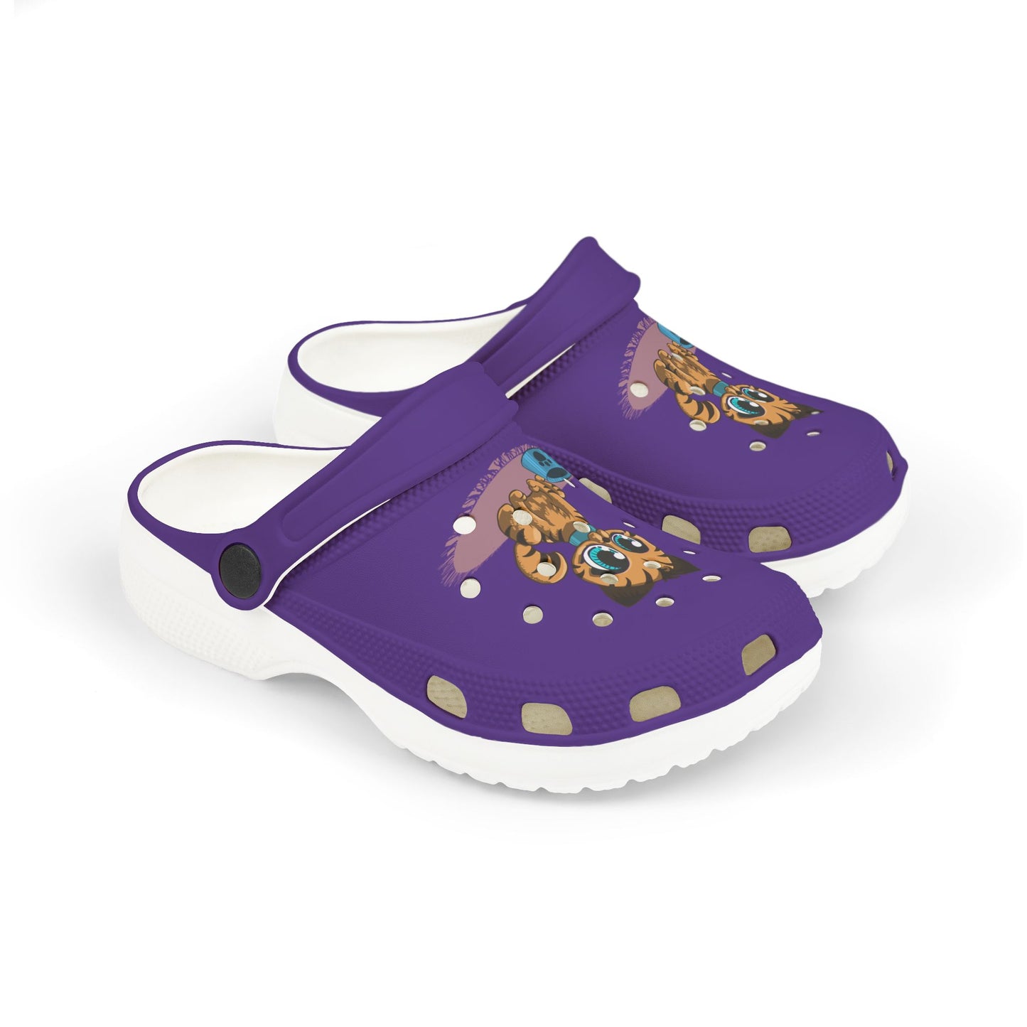 Adorable Kids' EVA Foam Clogs - Fun Tiger Design for Playtime