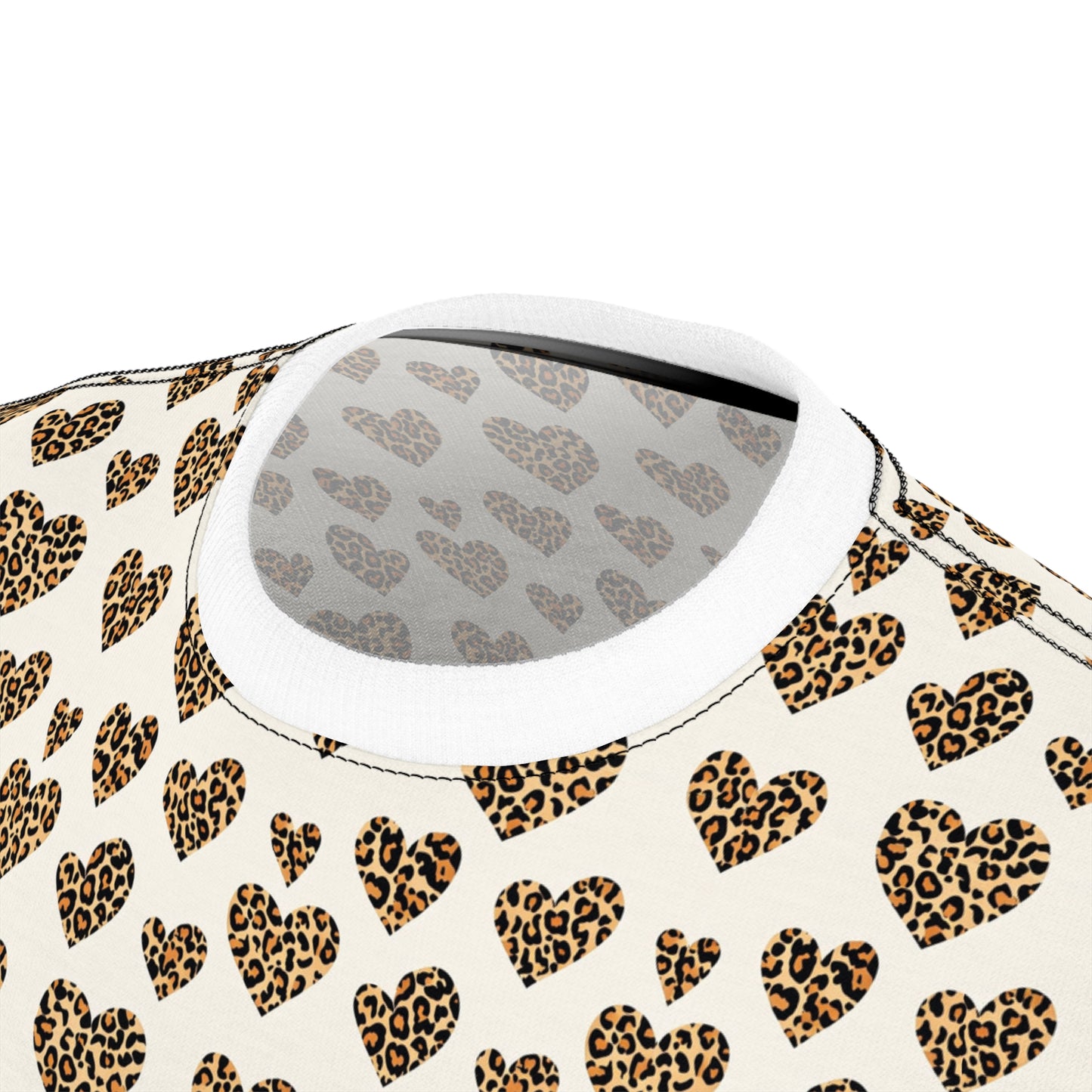 Leopard Heart All-Over Print Tee