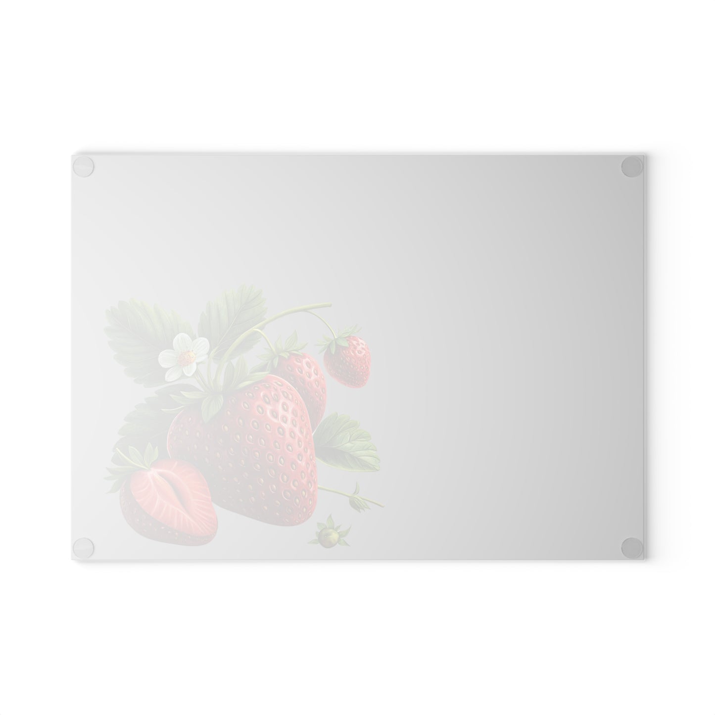 Strawberry Glass Cutting Board