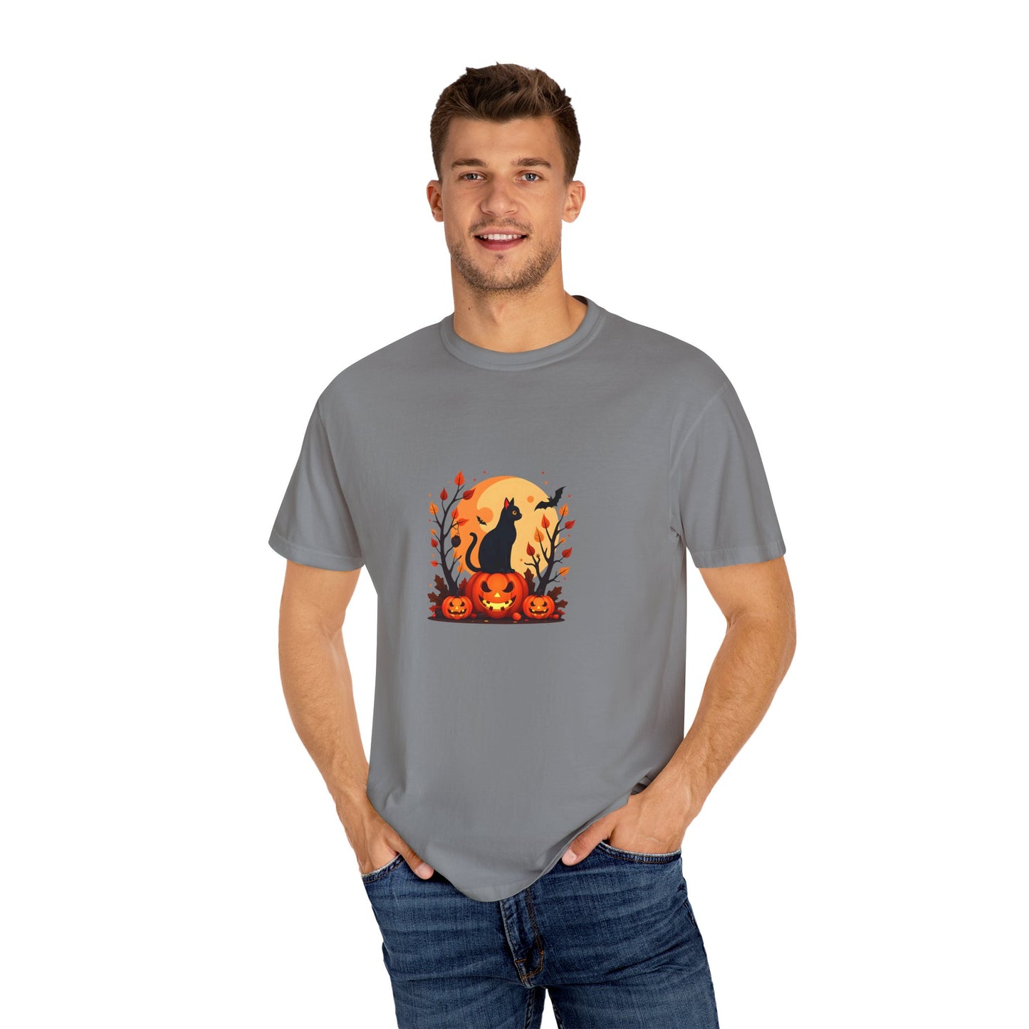 Unisex Garment-Dyed T-shirt - Halloween
