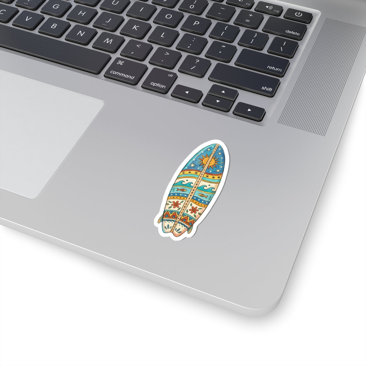 Surfboard Sticker — Boho Beach Kiss-Cut Vinyl Sticker