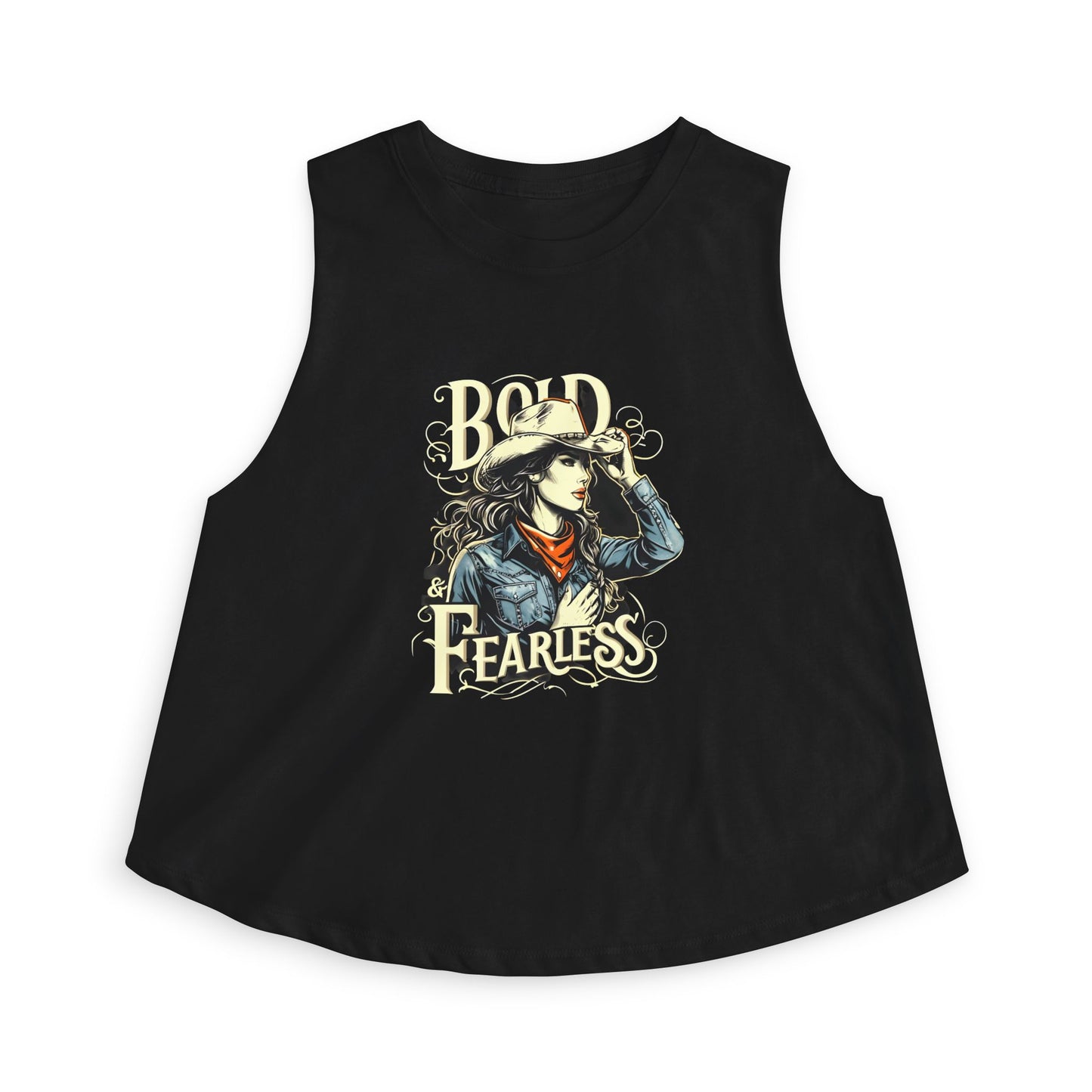 Bold & Fearless Cowgirl Crop Top