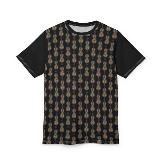 Musical Pattern Unisex Tee, Unique Music Lover Gift, Casual Fashion, Trendy Tee for Every Occasion, Perfect for Concerts & Gatherings