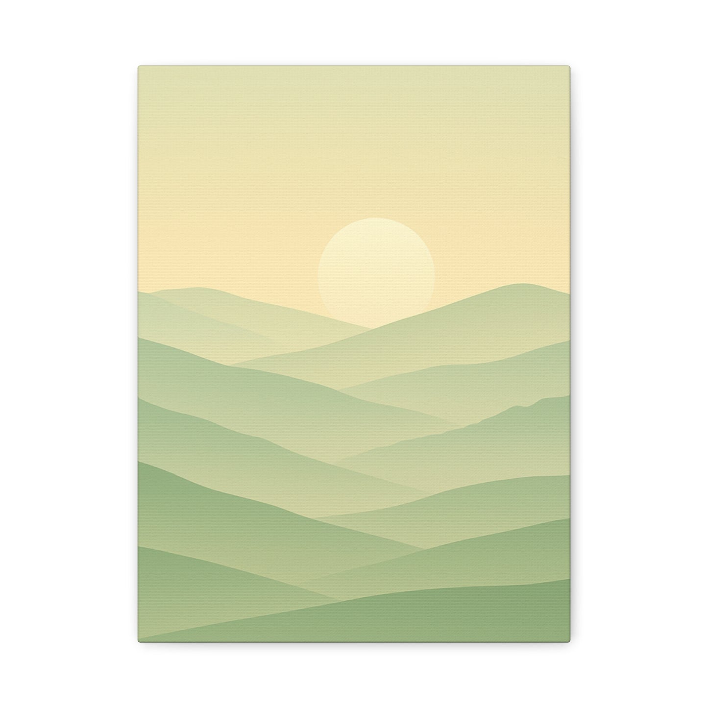 Matte Canvas, Stretched, 1.25" Sunset or Sunrise