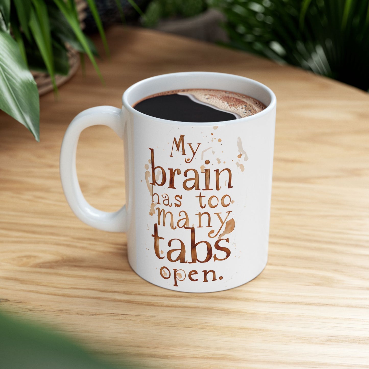 Coffee Lover's Ceramic Mug - Perfect Gift for Birthdays, Holidays, and Coffee Enthusiasts, Unique Kitchen Decor, 11oz or 15oz