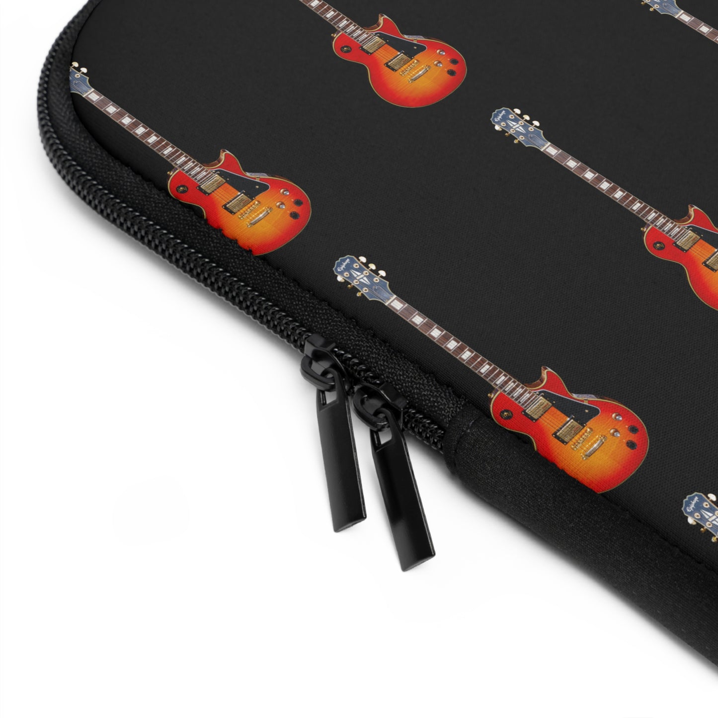 Guitar Pattern Laptop Sleeve | Music Lover Gift