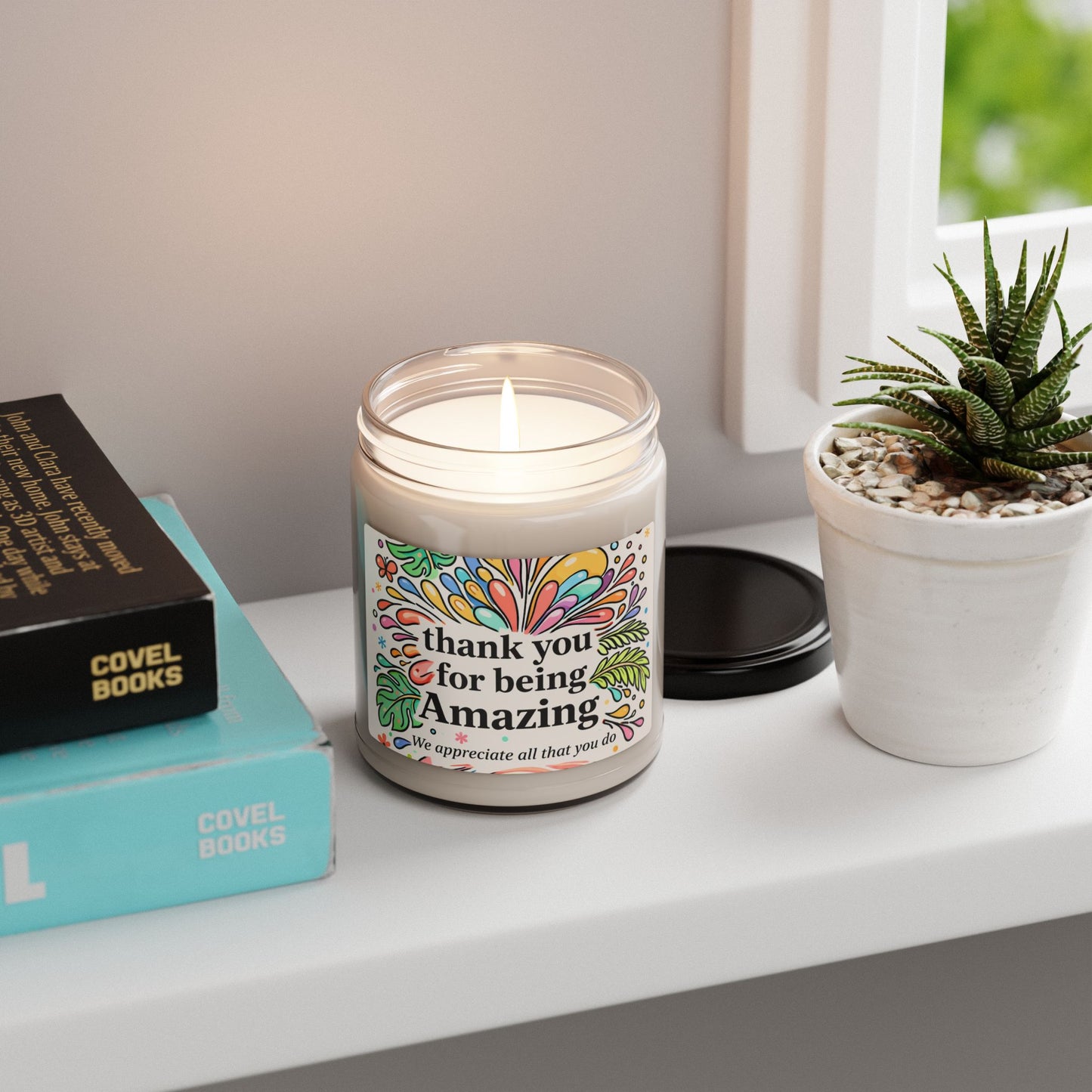 Thank You for Being Amazing Scented Soy Candle — 9oz Appreciation Gift
