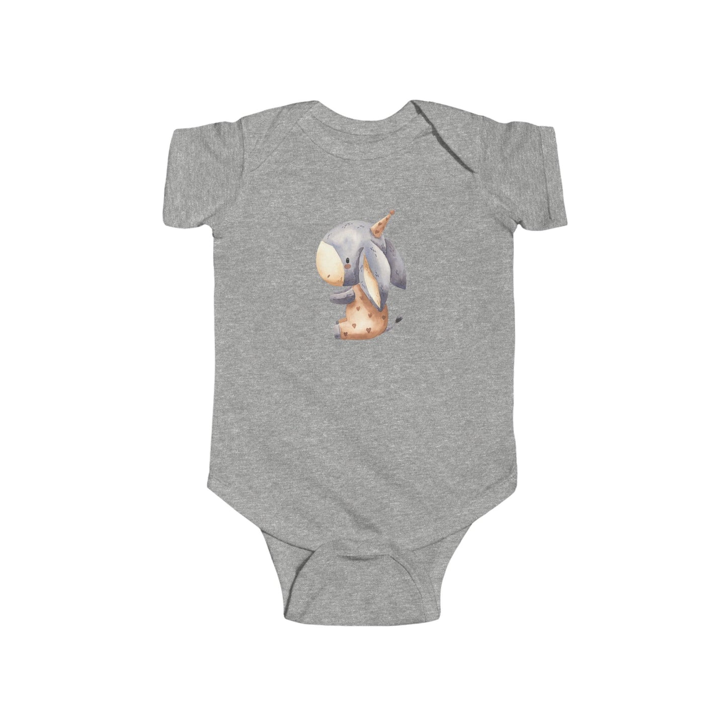 Cute Animal Graphic Infant Bodysuit, Baby Shower Gift, Newborn Outfit, Unisex Baby Clothes, Adorable Onesie