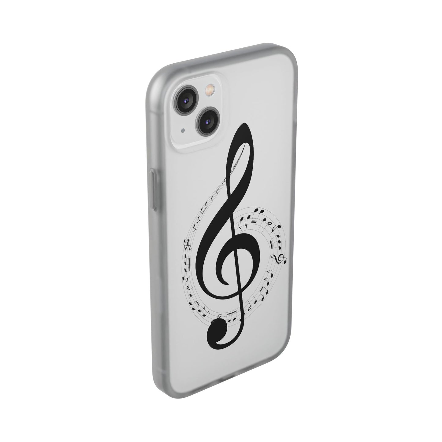 Phone Case — Musical Treble Clef Design