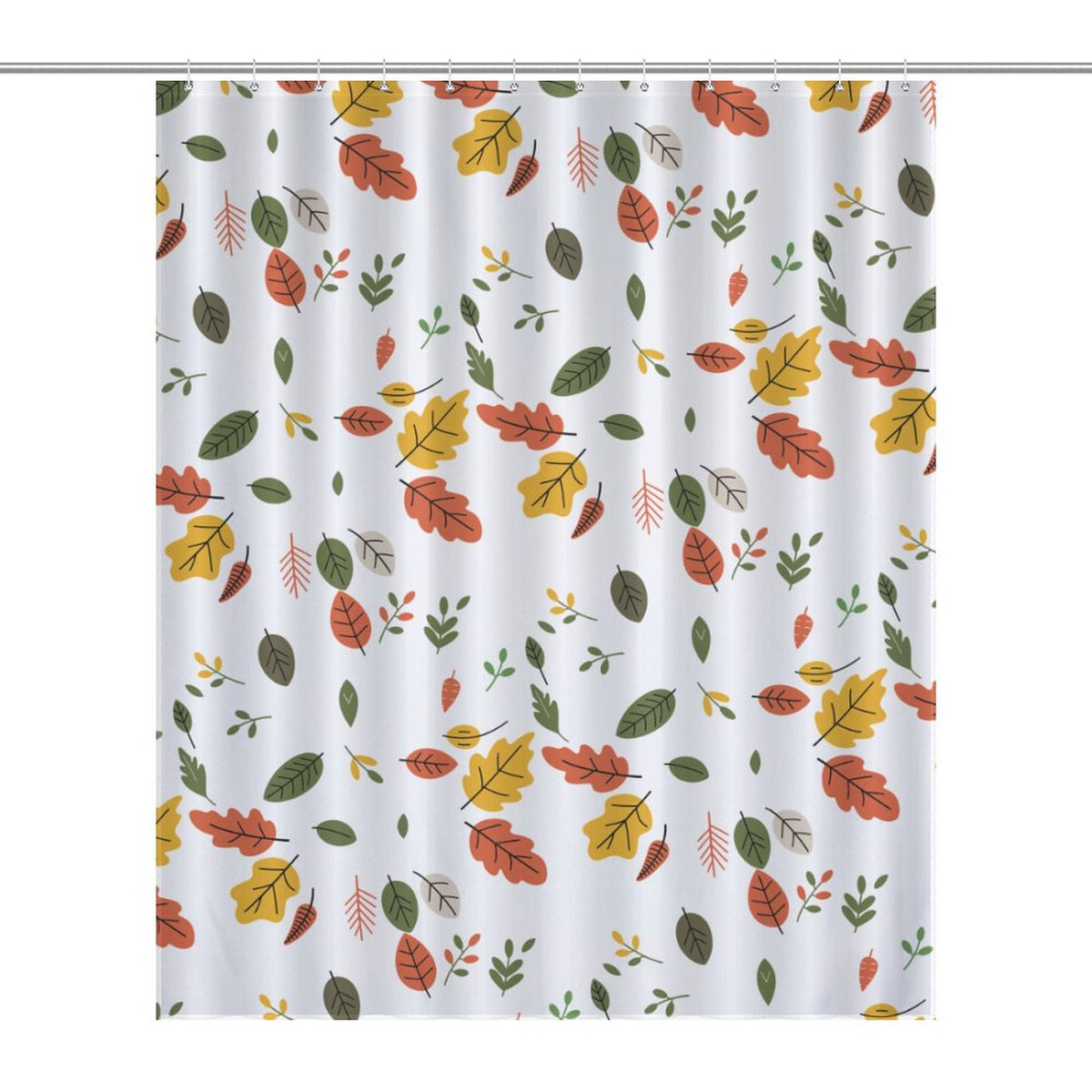 Fall leaves shower curtain