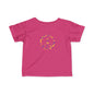 Infant Peace Symbol Tee, Baby Shirt, Toddler T-Shirt, Cute Infant Apparel, Gift for New Parents, Kids' Fashion