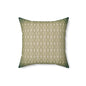 Geometric Patterned Square Pillow, Cozy Home Decor, Accent Cushion for Living Room, Boho Chic Gift for All Occasions, Decorative Pillow